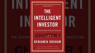 The intelligent investor chapter 1 [upl. by Haldi]