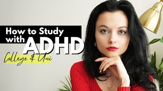 How to Study with ADHD  ADHD Student Tips that Actually Work [upl. by Sharpe150]