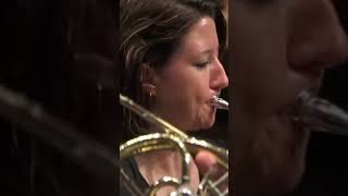 MAHLER 2 BRASS FANFARE  NY PHIL shorts brass trumpet trombone mahler tuba violin orchestra [upl. by Nilahs787]