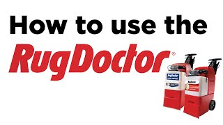 How to use the Rug Doctor [upl. by Doner]