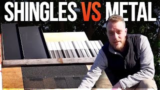 Metal Roof VS Asphalt Shingles Pros and Cons Explained  Dreamworx Roofing roofers near me [upl. by Harday]