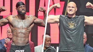 Deontay Wilder vs Tyson Fury II • FULL WEIGH IN amp FACE OFF • Heavyweight Championship Boxing [upl. by Trebla12]