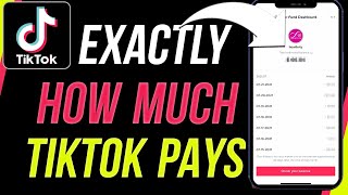 How Much TikTok Paid Me For 1000000 Views [upl. by Kramer]