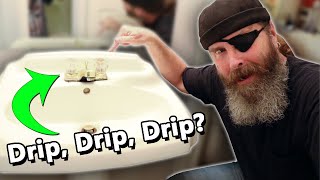 How to Fix a Dripping Bathroom Sink Faucet Double Handle [upl. by Sheri]