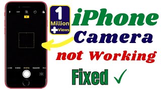 How to fix iPhone Camera not working [upl. by Esemaj]