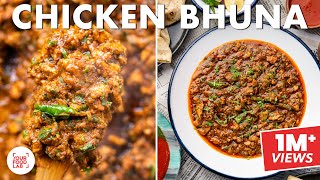 Chicken Bhuna Recipe  Street Style Green Chutney amp Red Chutney  Chef Sanjyot Keer [upl. by Akeryt369]