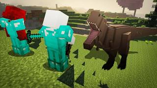 Surviving Dinosaurs in Minecraft [upl. by Ebeohp]