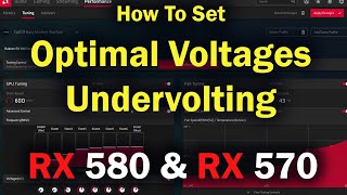 How to Undervolt RX 570 RX 580 Stable Voltages EXPLAINED  Lower Temps  How to Fix Overheating GPU [upl. by Machute]