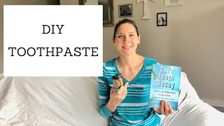 Organic Toothpaste Recipe  FAST amp EASY HOMEMADE DIY  Bumblebee Apothecary [upl. by Eirret]