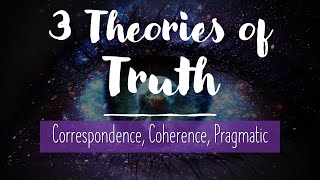 Epistemology Three Theories of Truth Correspondence Coherence Pragmatic [upl. by Genevieve]