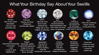 What Your Birthstone Says About Your Sexlife [upl. by Akenot319]