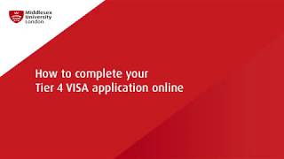 How to Apply for a Tier 4 UK Visa  Middlesex University [upl. by Nylimaj505]