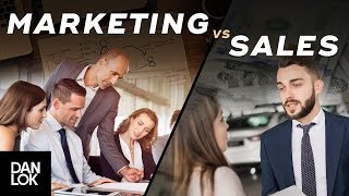 The Difference Between Marketing vs Sales  Dan Lok [upl. by Biddy460]