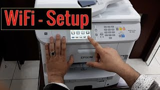 Epson WorkForce Pro WF6590  Wireless Setup [upl. by Riesman]