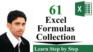 MS Excel Formulas List  Learn 60 Formulas Collection in Hindi Step by Step [upl. by Vasiliki]