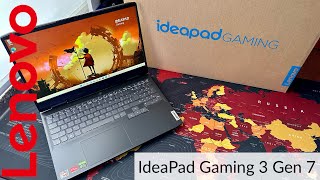 LENOVO IdeaPad Gaming 3 Gen 7 2023  Unboxing and HandsOn [upl. by Dihsar]