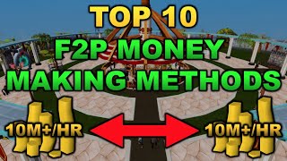 Top 10 F2P Money Making Methods 2020 RuneScape 3 [upl. by Atyekram]