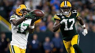 Davante Adams EPIC Routes Catches amp Plays from 2021 [upl. by Enaenaj696]