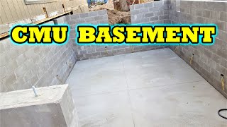 How to build a Concrete Block Basement for Beginners Part 1 DIY [upl. by Chrysa463]