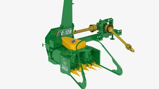 Forage Harvester for Tropical Grass Napier  Maize silage ☎️ 18003093852 [upl. by Ytissac]