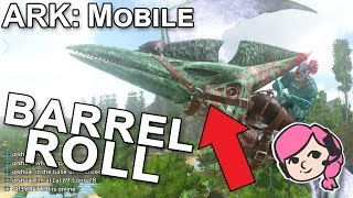 HOW TO BARREL ROLL IN ARK MOBILE  Alt Attack Controls  ARK Mobile Tutorial [upl. by Wolfgram62]