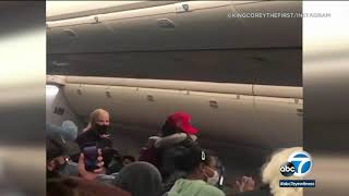 Delta passenger slaps flight attendant on plane  ABC7 [upl. by Xonnel]