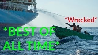 ALL TIME BEST Somali Pirates VS Ship Security Compilation HD 2017 [upl. by Airel59]