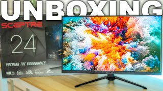 Sceptre IPS 24quot 165Hz Gaming Monitor Unboxing [upl. by Aniale]