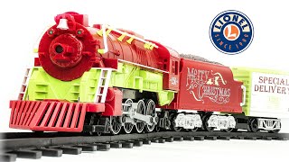 Lionel Home for The Holiday Merry Christmas Batterypowered Train Set Unboxing amp Review [upl. by Isaac366]