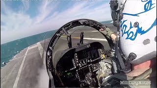 FA18 Catapult Launch aboard CVN 71 USS Theodore Roosevelt [upl. by Sass633]