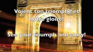 French National Anthem with lyrics [upl. by Robinetta]