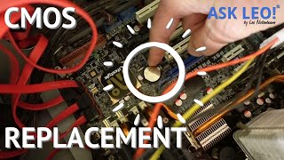 Replacing a CMOS Battery in an Older Machine [upl. by Paradies153]