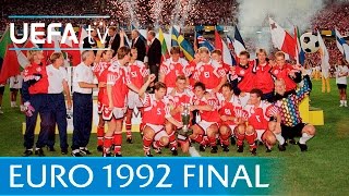 Denmark v Germany UEFA EURO 92 final highlights [upl. by Mitman]