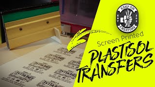 Plastisol heat transfers  screen printing [upl. by Narud]