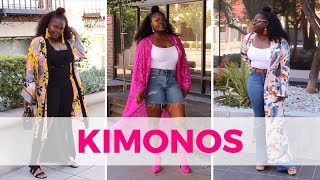 HOW TO STYLE KIMONOS TEN WAYS LOOKBOOK [upl. by Dierdre]