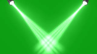 Concert Stage Lights Green Screen Animated Background [upl. by Mullane]