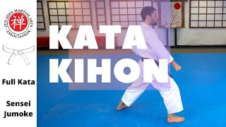 Kihon  Shotokan Karate White Belt Kata [upl. by Amsirak]