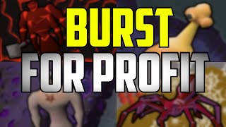 OSRS  5 Spots to Burst for EASY Profits MAGE TRAINING [upl. by Nanaj70]