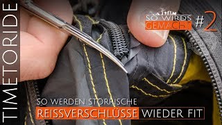 SO WIRDS GEMACHT Tutorial Reißverschlüsse pflegen amp defekte Zipper reparieren [upl. by Therron]