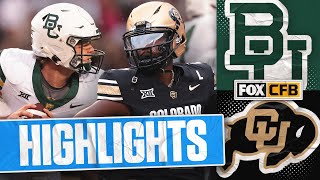 Baylor Bears vs Colorado Buffaloes Highlights  FOX College Football [upl. by Aylmer]