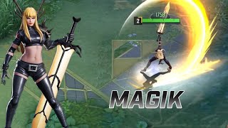 MARVEL Super War MAGIK Fighter Gameplay [upl. by Ahsilak87]