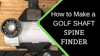 How to Make a Golf Shaft Spine Finder [upl. by Ytnom534]