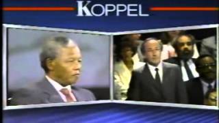 1990 Town Hall Meeting With Nelson Mandela New York USA [upl. by Westfall]