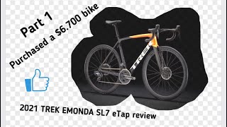 2021 Trek Emonda SL7 ETap Review [upl. by Solraced692]