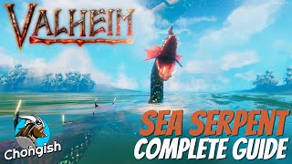 VALHEIM  Complete Sea Serpent Guide [upl. by Ayikan26]