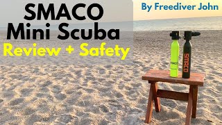 SMACO Mini Scuba  Gear Review  Safety [upl. by Body]