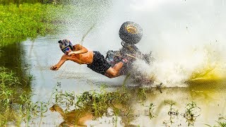 Pit Bike Insanity In KY  Nitro Circus Triple Crown Round 2 [upl. by Murrell932]