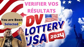 Comment Vérifier Les Résultats De La DV LOTTERY 2024  Tres facile [upl. by Calabresi346]