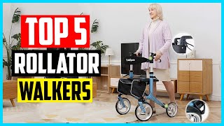 Top 5 Best Rollator Walkers with Seat in 2024 – Reviews [upl. by Lacey512]