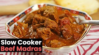 Spicy Slow Cooker Beef Madras Curry [upl. by Natfa]